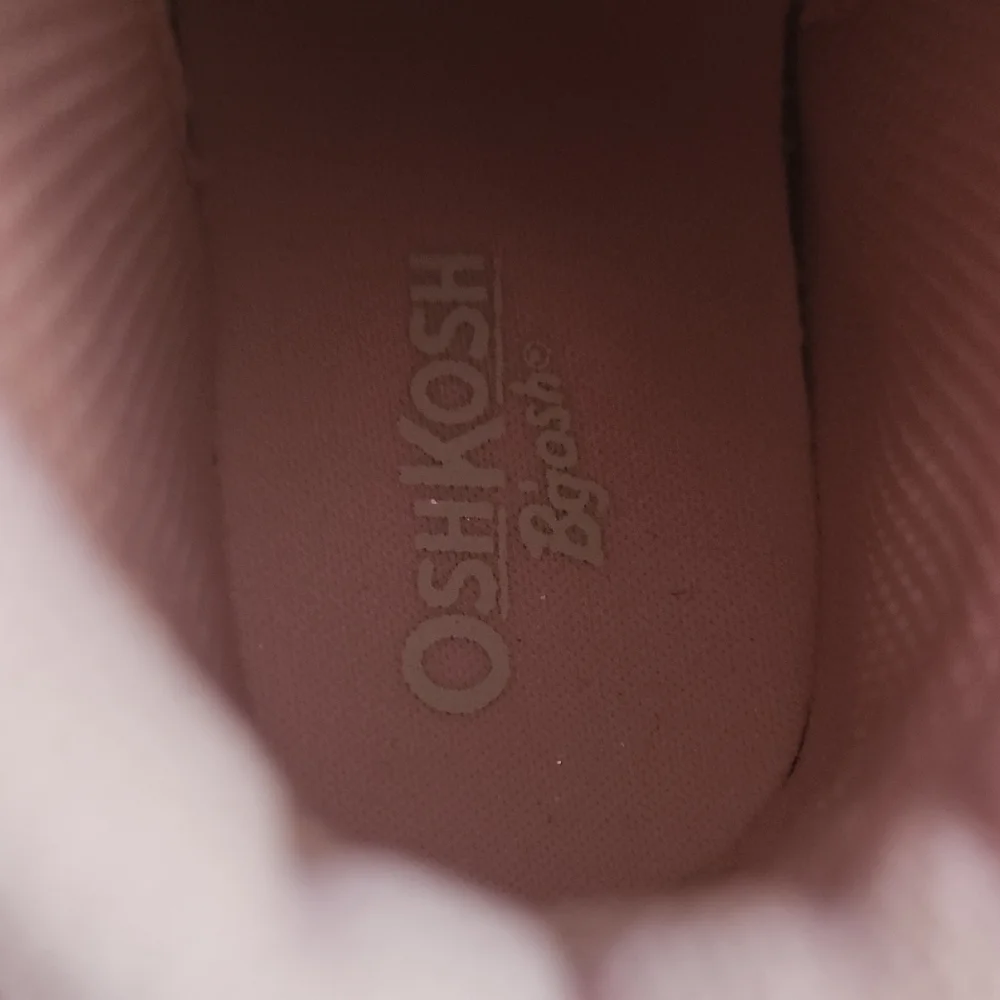 NWT OshKosh B'gosh Pink High-Top Sneakers Toddler 8 - Picture 15 of 17